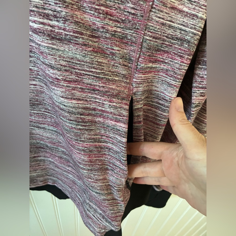 Lululemon Runderful Half Zip Top Womens 10 Space Camo Berry Rumble pullover - Picture 9 of 12